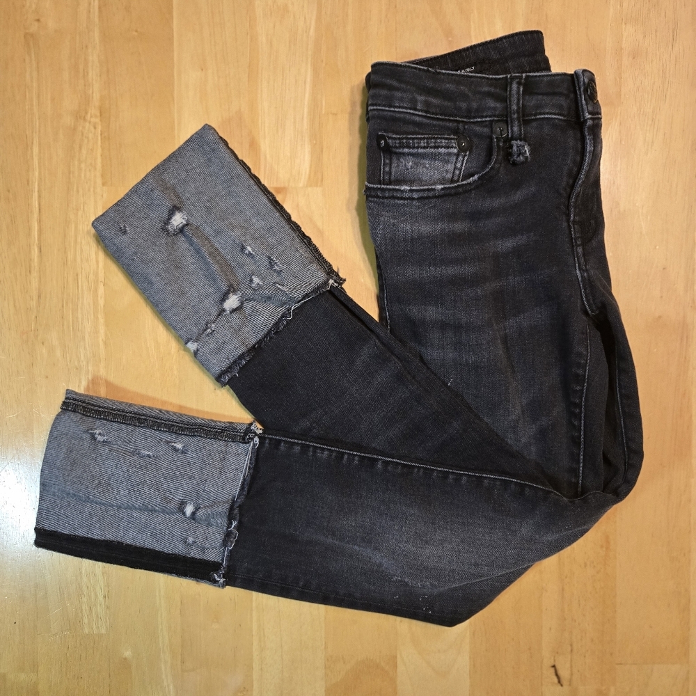 R13 // SKINNY LOW RISE JEAN WITH CUFF - NWOT